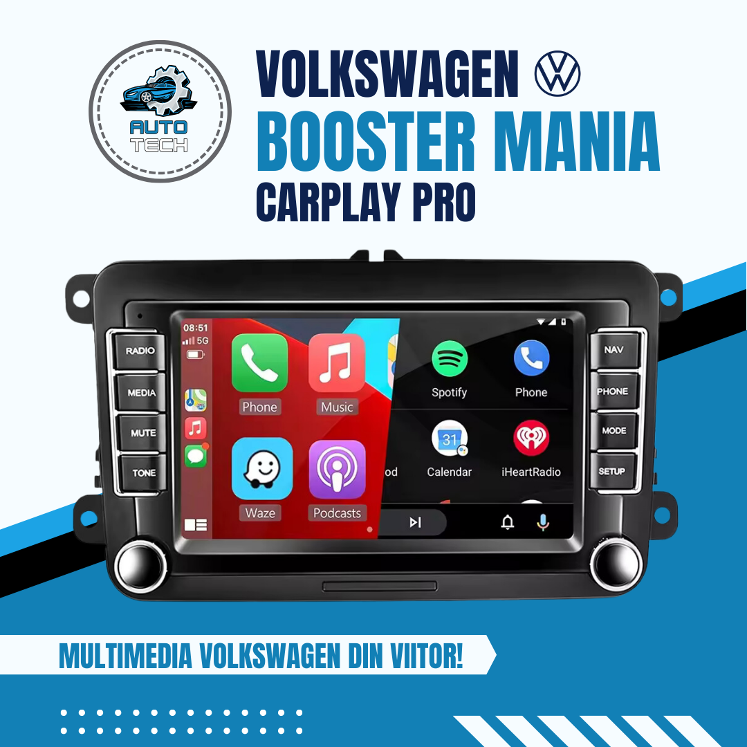 Volkswagen Booster Mania Carplay Pro - Multimedia de nouă generație a Volkswagen!